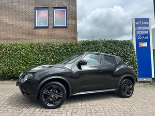 Hoofdafbeelding Nissan Juke Nissan Juke 1.2 DIG-T S/S Premium Black Edition Climate C, Cruise C, Leder Int, Navigatie!!!!