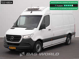 Mercedes Sprinter 315 CDI Automaat Koelwagen Thermo King 230v Stekker 150PK Airco Cruise Camera MBUX CarPlay Parkeersensoren v+a Euro6 Koel Koeler Kühl Kühler Kühlwagen Kühlkasten Airco Cruise control