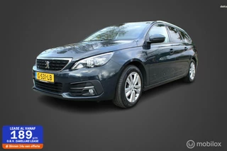 Peugeot 308 SW 1.2 PureTech Blue Lease Executive. Apple carplay/android auto, Navi full map, Pdc voor/achter, cruise control, Clima, Esp, Privacy glas achter, Cruise control, Line assistent.