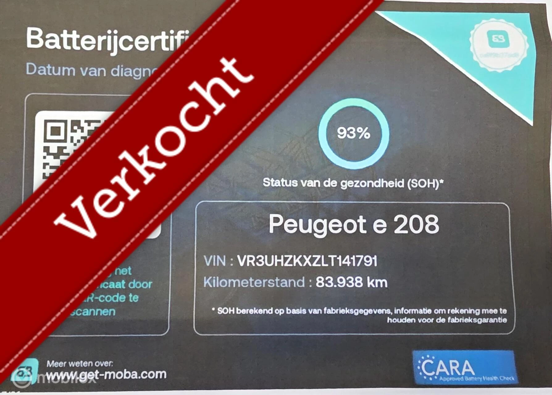 Hoofdafbeelding Peugeot e-208