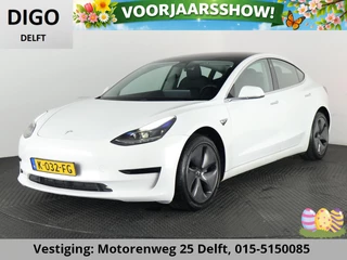 Tesla Model 3 Standard RWD Plus 60 kWh 1e EIG. SOH 92%!! GARANTIE TOT 2031* PARKEERSENSOREN V+A . PANORAMADAK . APPLE CARPLAY & ANDROID AUTO . STOELVERWARMING