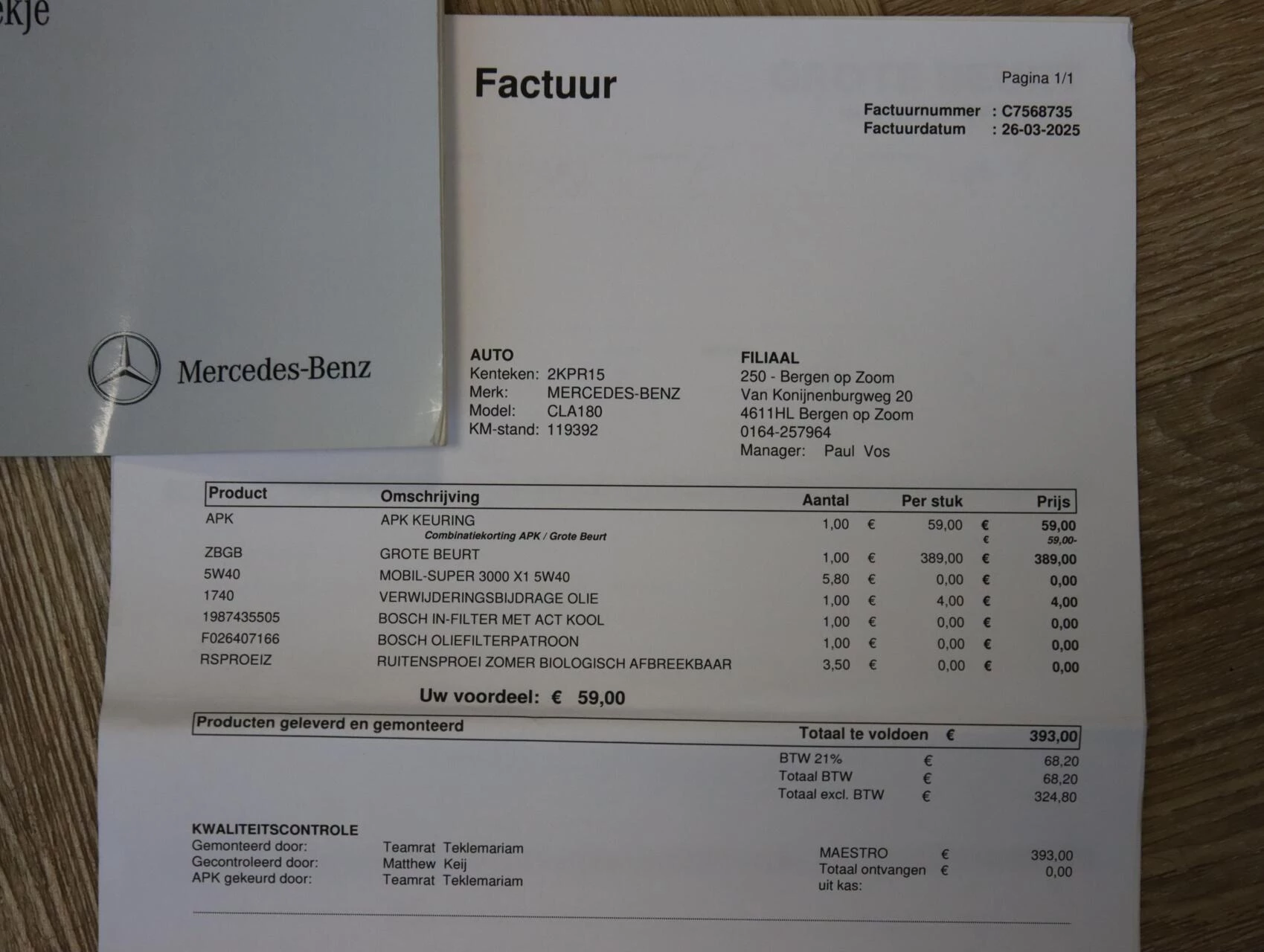 Hoofdafbeelding Mercedes-Benz CLA