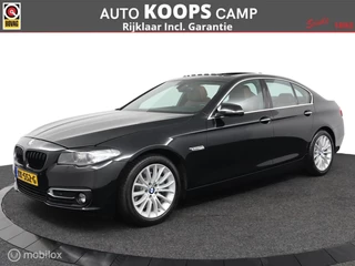 BMW 5-serie 520i Luxury Edition 184 PK | M-Sport | Pano-Dak  | elek. Stoelen | Stoelverwarming | Bruin leder | Stoelverwarming