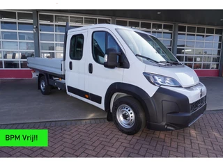 Citroën Jumper Pick-up Dubbelcabine 2.2 BlueHDi 140PK L4 3.5t Heavy Nr. V097 | Airco | Navi | Cruise | Camera | 7 Persoons