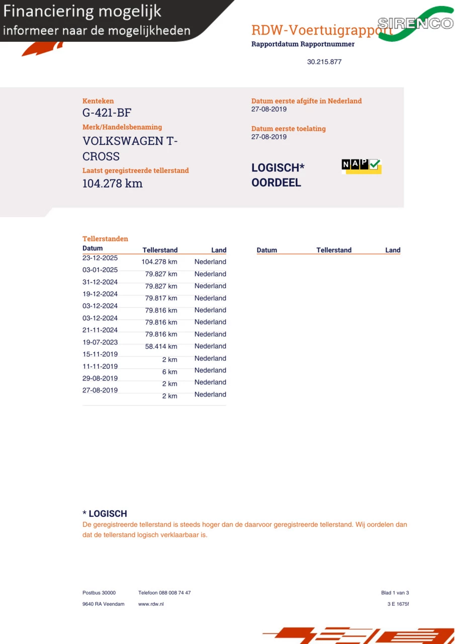 Hoofdafbeelding Volkswagen T-Cross