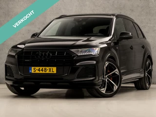 Audi Q7 55 TFSI quattro S-Line Sport 7 Persoons 340Pk Automaat (PANORAMADAK, MATRIX LED, LUCHTVERING, HEAD-UP DISPLAY, BANG&OLUFSEN, TREKHAAK, MEMORY SEATS, APPLE CARPLAY, NIEUWSTAAT)