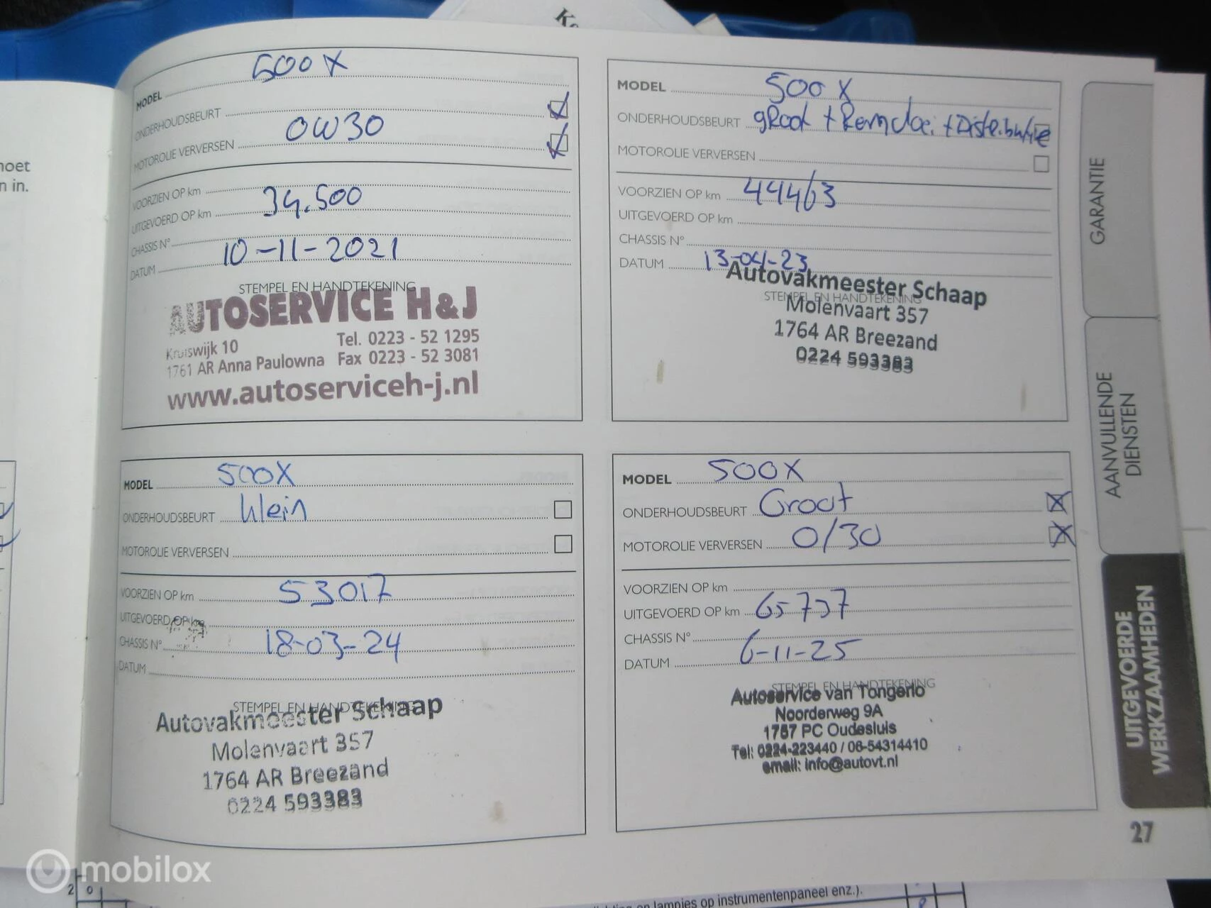 Hoofdafbeelding Fiat 500X