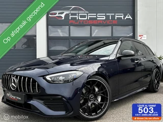 Mercedes C-klasse Estate 200 AMG Line,Facelift, 20inch, Sfeerverl, Grill, Groot-navi