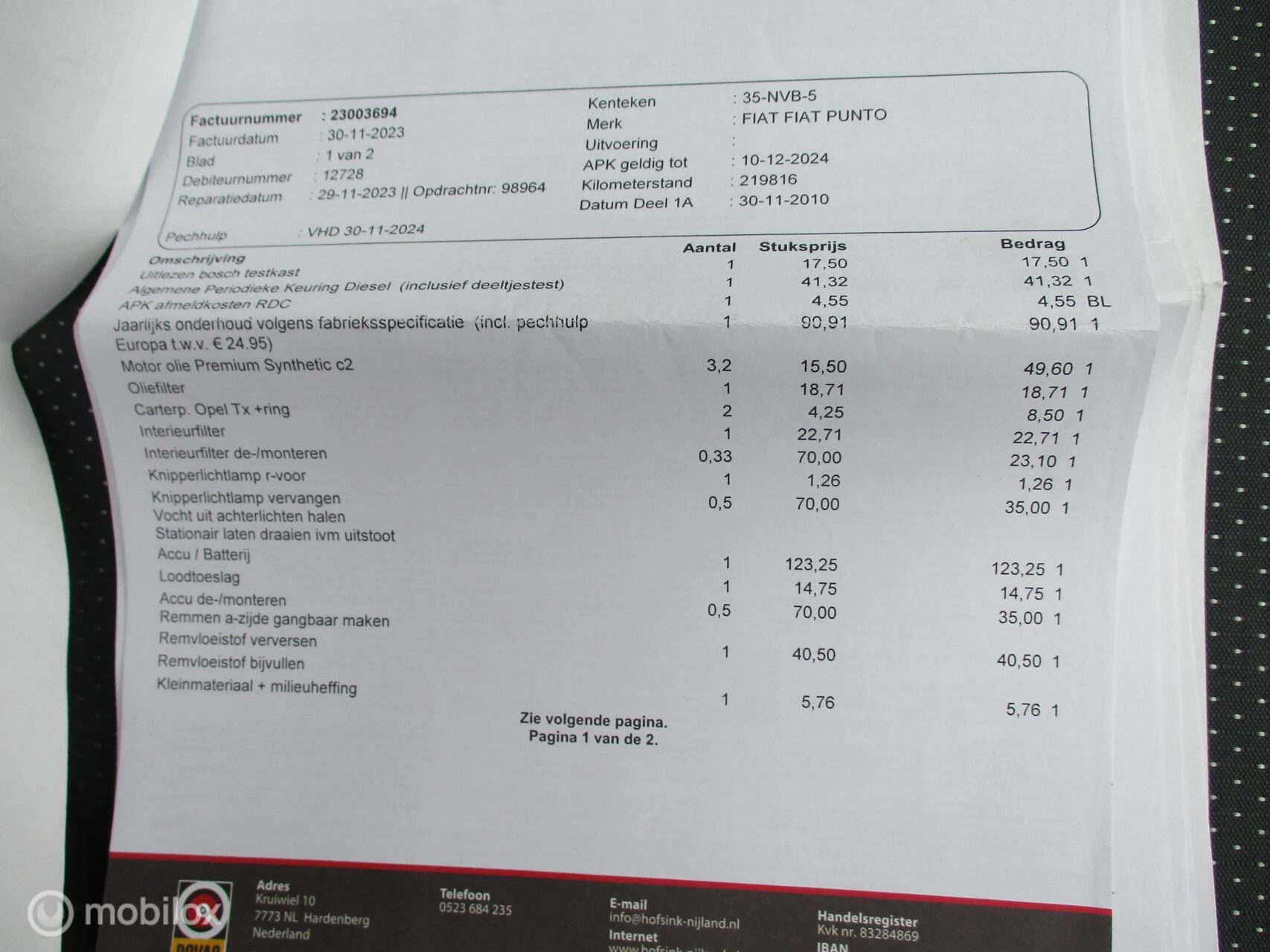 Hoofdafbeelding Fiat Grande Punto