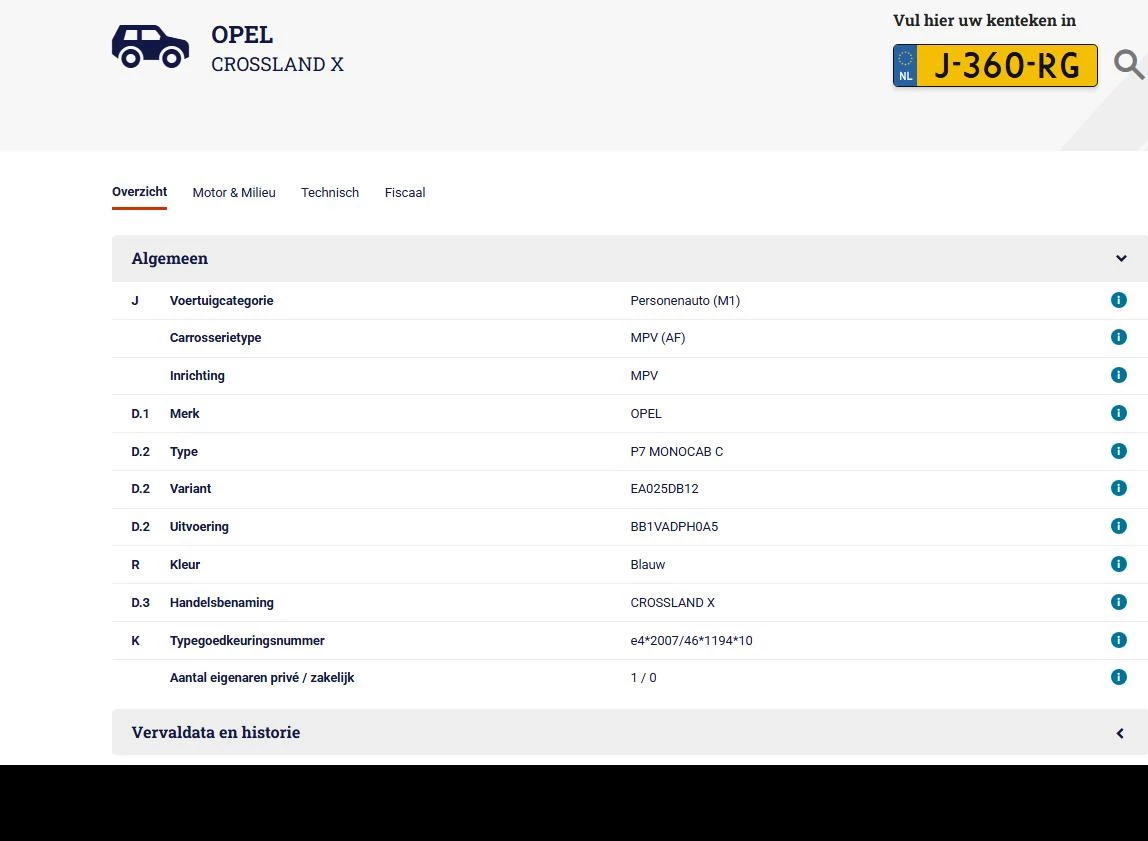 Hoofdafbeelding Opel Crossland X