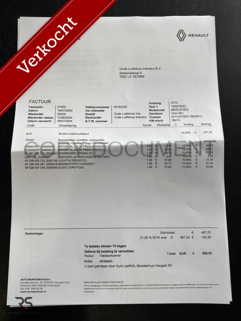 Hoofdafbeelding Mercedes-Benz Vito