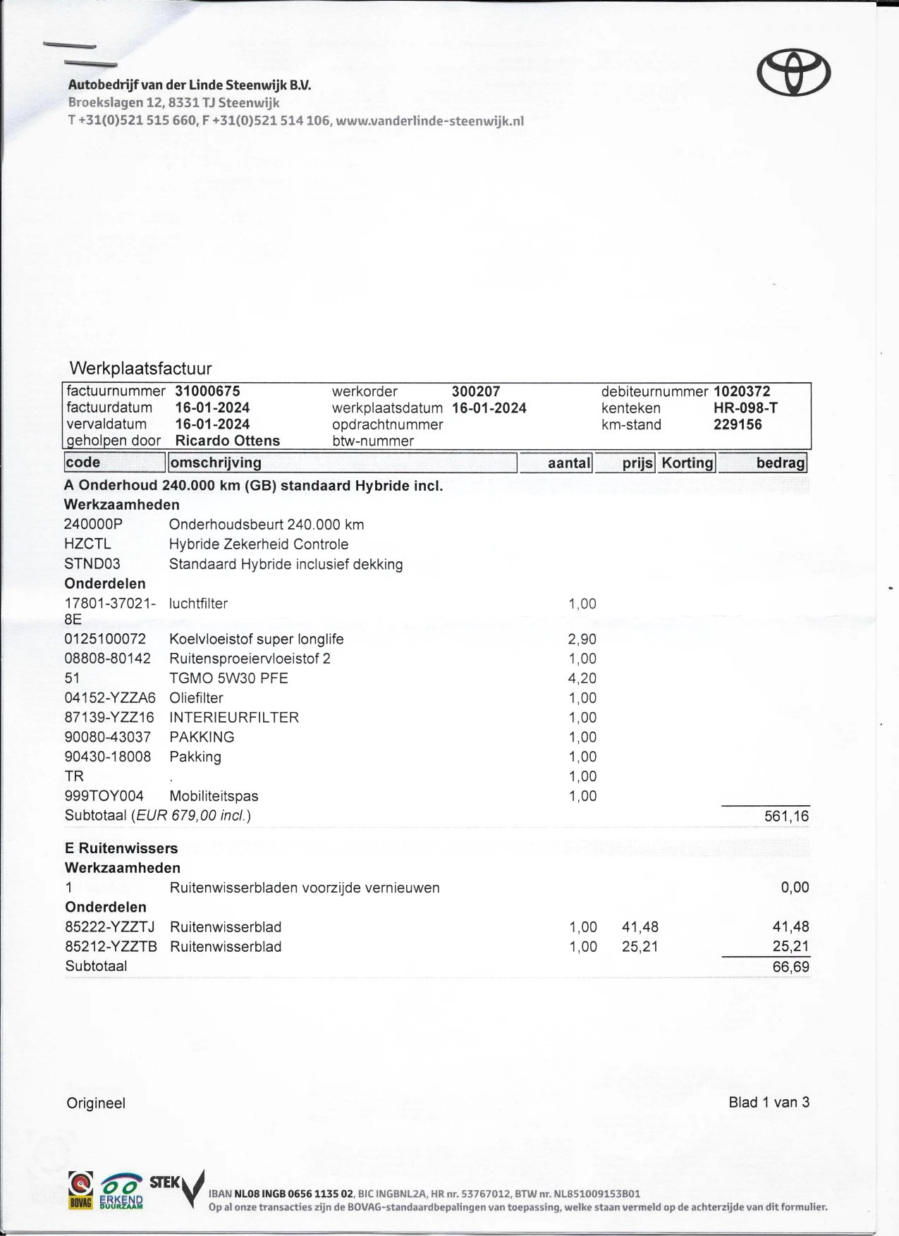 Hoofdafbeelding Toyota Prius