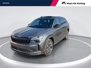 Hoofdafbeelding Škoda Kodiaq Skoda Kodiaq 1.5TSI/204PK DSG PHEV Sportline · Trekhaak · Panoramadak · Camera + Parkeersensoren · Fabrieksgarantie t/m Februari 2030 of 60.000KM