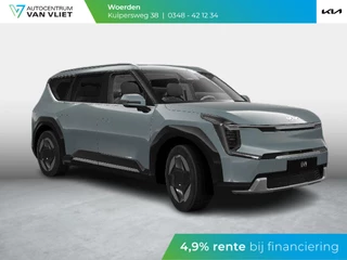 Kia EV9 Air 99.8 kWh | Snel leverbaar | Clima | Navi | 7-pers. | Adapt. Cruise | Stoel-/stuurverwarming | 360 camera | *Full Operationeel Lease € 874,-