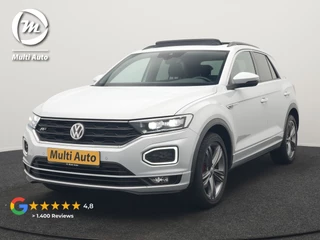 Volkswagen T-Roc 1.5 TSI R-Line 150pk Dealer O.H. | Trekhaak Afn. | Panodak | Adaptive Cruise | Camera | Sportstoelen Verwarmd | Keyless | Apple Carplay | Blis | LED Koplampen | Navigatie | DAB |