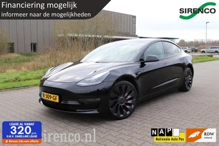 Tesla Model 3 Performance AWD 75 kWh facelift warmtepomp 462 pk black on black
