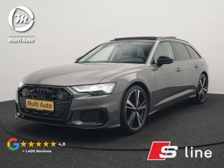 Audi A6 Avant 55 TFSI e Quattro Facelift S Line Competition PHEV 367pk | Trekhaak Af Fabriek | Panodak | Adaptive Cruise | 360 Camera | Matrix LED | Bang & Olufsen Sound | Lederen Comfortstoelen Memory & Massage & Ventilatie | Keyless | Stuur Verwarmd | Plug In Hybrid |