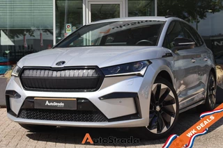 Hoofdafbeelding Škoda Enyaq iV Skoda Enyaq Iv 60 SportLine 180pk SoH 94% I Navi I Camera I Matrix LED I ACC I DAB I Climate I Sfeerverlichting