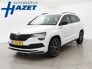 Hoofdafbeelding Škoda Karoq Skoda Karoq 1.5 TSI 150 PK DSG AUT. SPORTLINE + 19 INCH | VIRTUAL COCKPIT | ADAPTIVE CRUISE | ELEK. TREKHAAK | SFEERVERLICHTING | CANTON