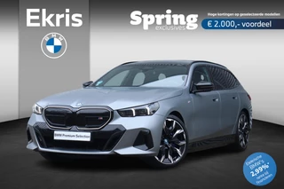 BMW i5 Touring M60 xDrive | M Sportpakket Pro | Trekhaak | Panodak | Driving Assistant Prof. | Parking Assistant Prof. | Bowers & Wilkins Surround Sound | Stoelventilatie | Comfort Pack | Glasapplicatie | Iconic Glow | 21''LMV | Easter