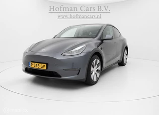 Hoofdafbeelding Tesla Model Y Tesla Model Y Long Range Dual Motor - SOH 95% - AWD – WARMTEPOMP - 2022 – 75 kWh – 351 PK – Grijs Metallic – 116.000 km