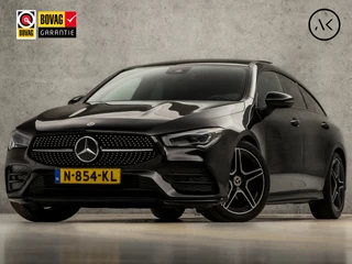 Mercedes-Benz CLA Shooting Brake 180 AMG Sport Automaat (SCHUIFDAK, MEMORY STOELEN, SFEERVERLICHTING, BURMESTER AUDIO, APPLE CARPLAY, LEDER/ALCANTARA, CAMERA, WIDESCREEN, GETINT GLAS, NIEUWE APK, NIEUWSTAAT)