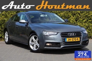 Audi A5 Sportback 1.8 TFSI 1e eigennaar|Automaat S-line Schuifdak|Adapt. cruise|Camera|Key-less|Navi|Ecc|Lmv|Pdc