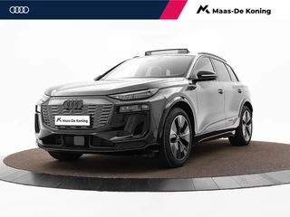 Audi Q6 e-tron edition 83 kWh 252pk · SOH 96,3% · Panoramadak · 360 Camera · Inklap. Trekhaak ·  Luchtvering · Stuur- & Stoelverwarming · Apple/Android Car Play · Garantie t/m 13-07-2030 of 100.000km