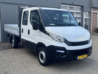 Iveco Daily 35S12D 2.3 345 Openlaadbak Airco Trekhaak 3500kg trekgewicht 7-Persoons Open laadbak Pick-up Bakwagen P-up Euro 6 Bpm vrij voor particulier gebruik!!