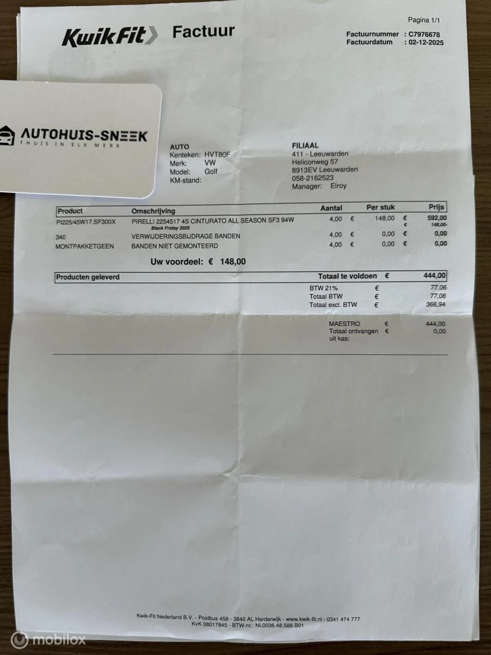 Hoofdafbeelding Volkswagen Golf