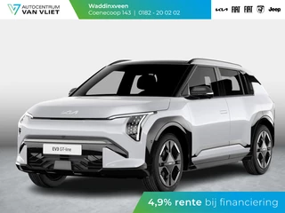 Kia EV3 GT-Line 81.4 kWh | Levering Mei | 600km Rijbereik | Navi | 19" | Adapt. Cruise | Clima | Schuif/Kanteldak | Stoel&Stuurverw. | Priv Glass | BSM | Harman Kardon | LED | Private Lease € 614,- Actie !