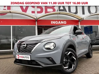 Hoofdafbeelding Nissan Juke Nissan Juke 1.6 HYBRID 143PK AUT. NARDO-GREY NAVI CARPLAY CAMERA AIRCO LMV PDC