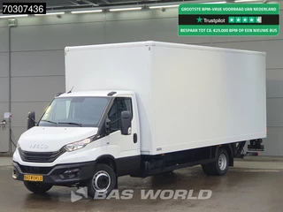 Iveco Daily 70C18 3.0L 1000KG Laadklep Automaat Luchtvering Dubbellucht Bakwagen Airco Cruise 180PK Euro6 Meubelbak Koffer Airco Cruise control
