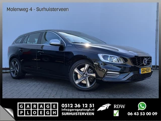 Volvo V60 2.4 D6 Twin Engine R-Design Trekhaak Leer Nav/Cruise Voll.Onderhouden!