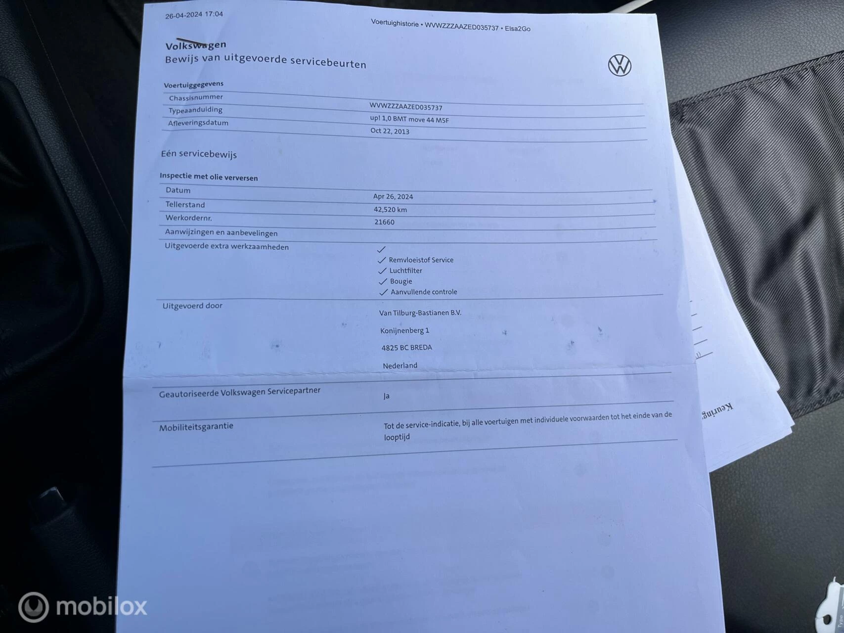 Hoofdafbeelding Volkswagen up!