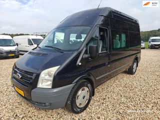 Ford Transit 330L 2.4 140 pk TDCI Dubbele Cabine 5 Pers, H3 L2 , 1e Eig, Apk mei 2027 , Airco , Geen btw
