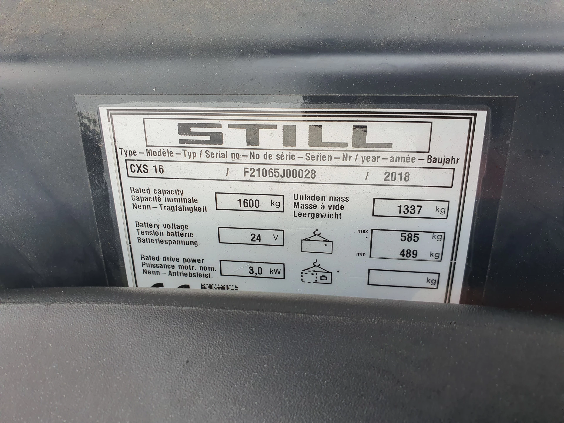 Hoofdafbeelding Still CX/S 16 ERGOTACK