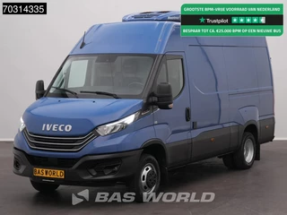 Iveco Daily 50C18 3.0L Automaat Kerstner Koelwagen Luchtvering L2H2 3,5t Trekhaak 230v Stekker Dubbellucht LED ACC Navi Airco Cruise Camera Parkeersensoren 180PK Tacho Euro6 L2 Koel Koeler Kühl Kühler Kühlwagen Kühlkasten Airco Trekhaak