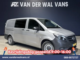 Mercedes-Benz Vito 111CDI L2H1 Dubbele Cabine Euro6 Airco | 6-Zits | Camera | Trekhaak | Bijrijdersbank, Bluetooth telefoonvoorbereiding