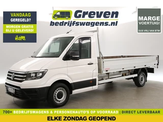 Volkswagen Crafter 2.0 TDI L4 | MARGE! | Laadbak | Trekhaak | Achterklep | 3 Persoons | Airco | Bluetooth