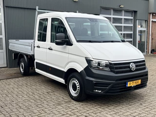 Volkswagen Crafter 35 2.0 TDI DC Open laadbak Airco Cruise controle Pick-up Euro 6 Parkeerhulp achter evt 3000kg trekgewicht 6 persoons p-up bakwagen open laadbak Pritsche