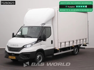 Iveco Daily 35S21 BPM VRIJ! 3.0L Automaat Schuifzeilen Laadklep 210PK 2025-Model ACC LED CarPlay Euro6 Schuifzeil Koffer Meubelbak Bakwagen 22m3 Airco