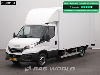 Iveco Daily 35S18 3.0L Automaat Laadklep 180PK Bakwagen ACC Airco Cruise Camera CarPlay 3,5t Trekgewicht D'Hollandia Euro6 Meubelbak Koffer Airco