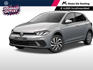 Volkswagen Polo Life Edition 1.0 TSI 95 pk 5 versn. DSG · Achteruitrijcamera · Regensensor · Voorraad OUTLET · Prijs is inclusief inruilpremie ·