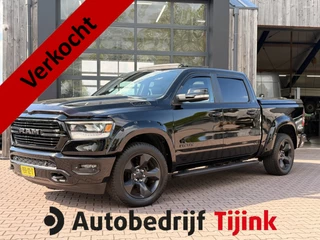 Dodge Ram 1500 5.7 V8 4x4 Crew Cab Big Horn | Pano | Trekhaak | Leder | App-connect | Keyless | Camera | Sidesteps | Navi | Stoelverwarming | Black Pack |