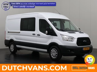 Ford Transit 2.0TDCi 130PK L3H2 Dubbele Cabine | 7-Persoons | Leder | Navigatie | Camera | 2800Kg Trekhaak