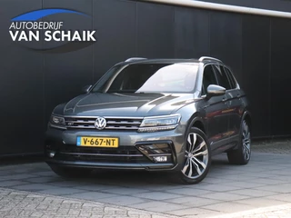 Volkswagen Tiguan 2.0 TDI 4Motion Highline Business R | GRIJS KENTEKEN | MEMORY | LEDER | PANO-DAK | TREKHAAK | DYNAUDIO | 360° CAMERA | STOELVERW. |