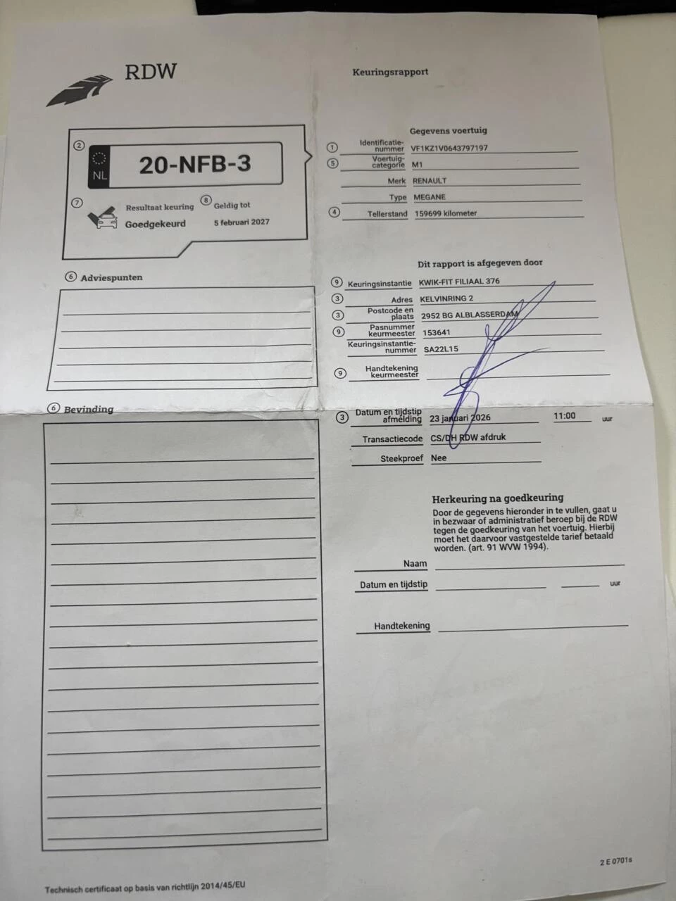 Hoofdafbeelding Renault Mégane Estate