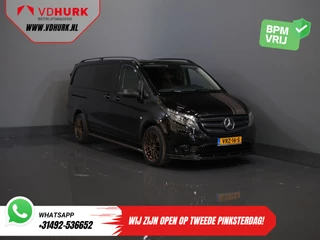 Hoofdafbeelding Mercedes-Benz Vito Mercedes-Benz Vito 114 CDI Aut. DC Dubbel Cabine Buffl Leder/ 2x Schuifdeur/ Carplay/ Navi/ Spoiler/ Frontlip/ Sidebars/ 18” LMV/ Cruise/ Airco