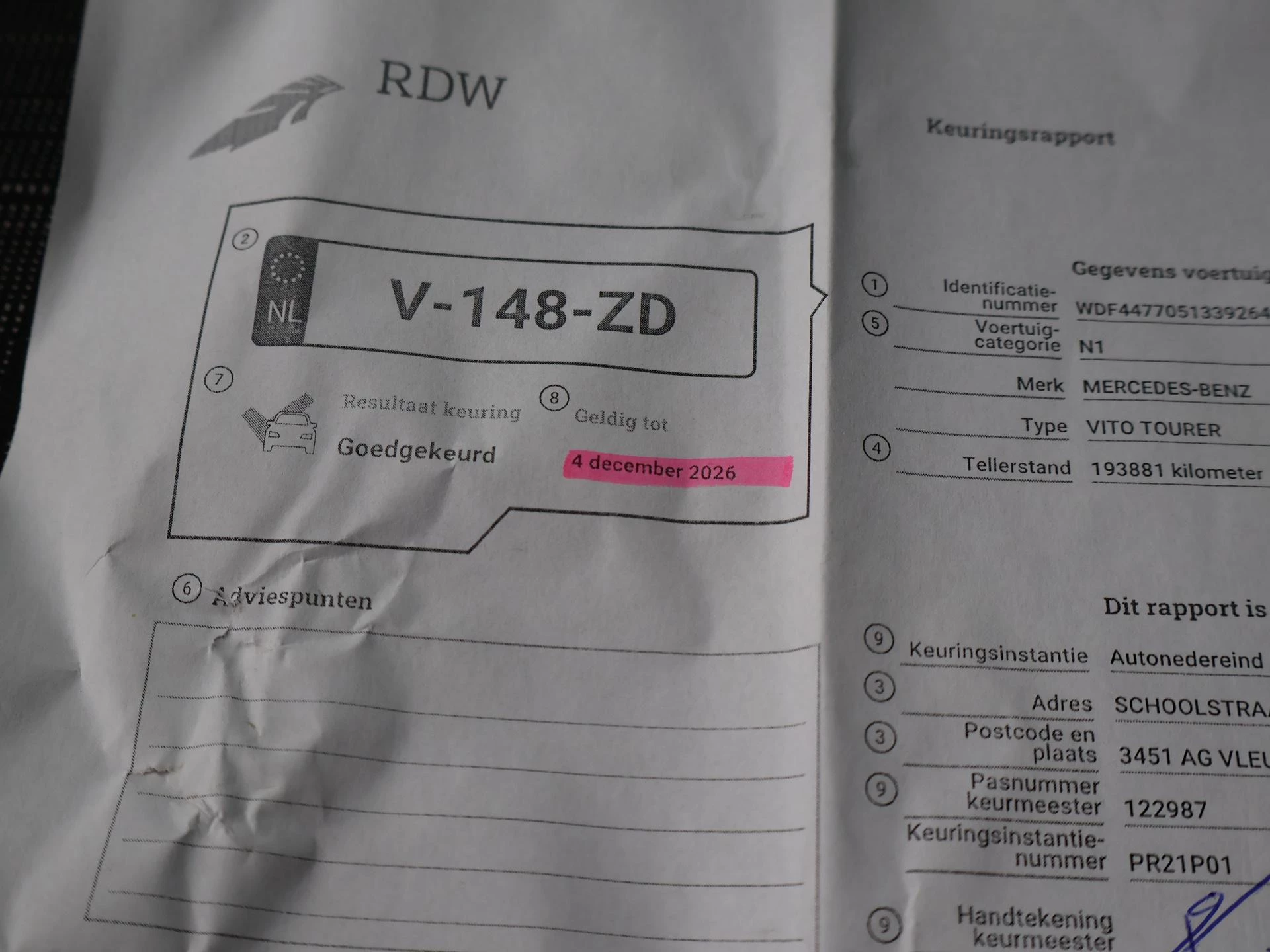 Hoofdafbeelding Mercedes-Benz Vito